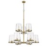 Z-Lite Callista 9 - Light Chandelier in  Rubbed Brass - 3 of 4