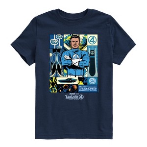 Boys' - Marvel - Fantastic Four Mister Fantastic Reed Richards Short Sleeve Graphic T-Shirt - 1 of 4