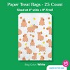 Big Dot of Happiness Capy Birthday Paper Treat Bags, Capybara Birthday Party Candy Bags, Greaseproof White Paper Sandwich Cookie Bags - 25 Count - 4 of 4
