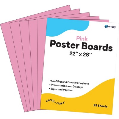 Poster Board Lightweight Craft Backing Boards for Presentations Office Sign Blank Painting Board Smooth Surface Poster Sheets for School