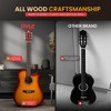 Pyle 41" Full-Size Acoustic Guitar Kit with Digital Tuner and Accessories - Cherry Burst (PGSTGR007CBS) - 4 of 4
