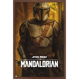 Trends International Star Wars: The Mandalorian Season 2 - Mandalorian Framed Wall Poster Prints - 1 of 4