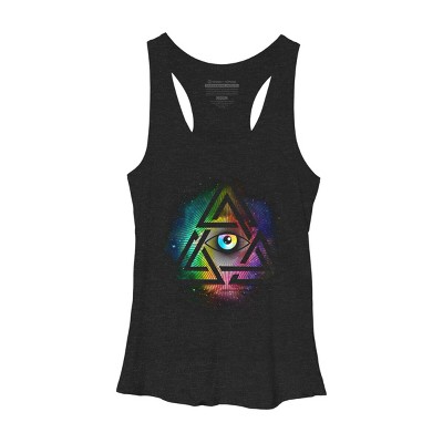 Women's Design By Humans Eye of Horus By clingcling Racerback Tank Top