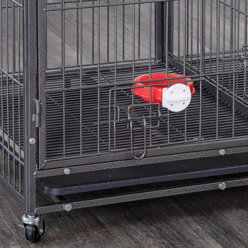 Go Pet Club 37" or 44" Long Heavy Duty Stackable Dog Crate NY-37, 3 of 5