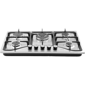 Gas Cooktop 30 inch, Max 12250BTU 5 Burners Built-in Stainless Steel Gas Stove Top - 1 of 4