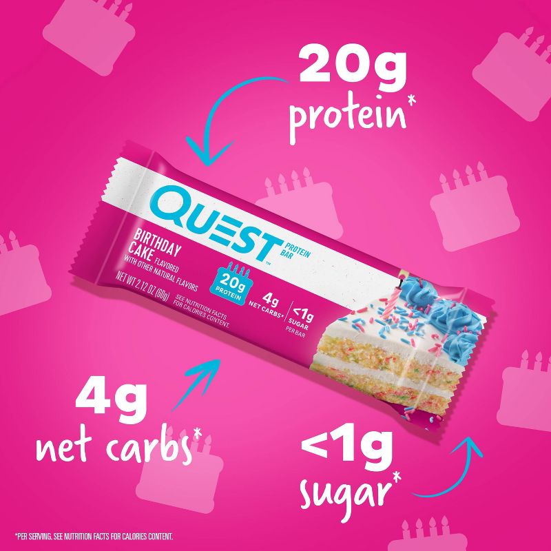 Quest Nutrition Protein Bar - Birthday Cake, 6 of 15