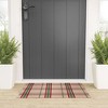 Emanuela Carratoni Tartan Theme on Pink Welcome Mat - Society6 - image 2 of 3