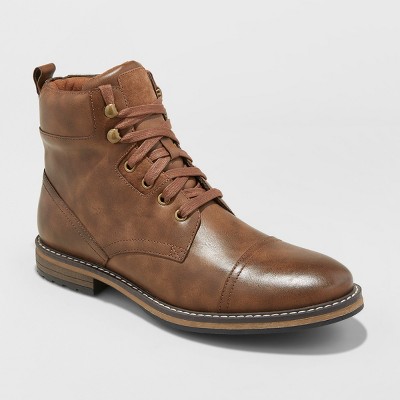 mens leather casual boots