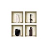 HomeRoots Set of Four Eve Faux Niche 3D Peel and Stick Wall Decals - 3 of 3