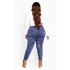 Avenue Women's Plus Size Demi Skinny Jean - 4 of 4