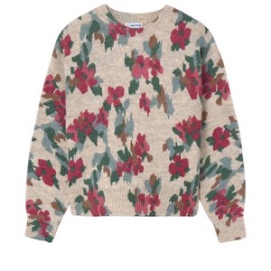 Girl Flower Print Sweater - Mayoral - 1 of 2