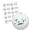 Big Dot of Happiness Par-Tee Time - Golf - Birthday or Retirement Party Favor Gift Tags (Set of 20) - 2 of 4