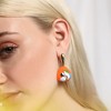 SOHI Women's Pumpkin Orange The Hana Drop Earrings - 4 of 4