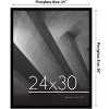 Americanflat 24x30 Picture Frame with Polished Plexiglass - Streamline Collection - Thin Border Picture Frame for Wall Display - Black - 2 of 4