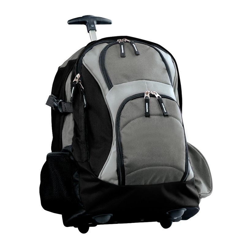 Port Authority Wheeled Backpack - Dark Grey/Black, 4 of 6