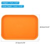 Unique Bargains PP Plastic Reusable Lightweight Serving Tray 20 Pcs - 2 of 4