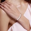 EVERLY JEWELRY | Sterling Silver 7.5 - 8mm Freshwater Cultured Pearl Bracelet, 9-inch - 3 of 4