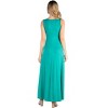Maternity Slim fit A-Line Sleeveless Maxi Dress - 24seven Comfort Apparel™ - 3 of 4