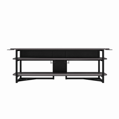 Quest Gaming TV Stand for TVs up to 65" Gray - Ntense