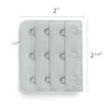 Allegra K Women's 3 Hook 3 Row Stretchy Bra Strap Extenders Hooks Bra Band - 3 of 4