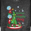 Men's - Dr. Seuss - Christmas Is A Family Thing Graphic Fleece Sweatshirt - 2 of 4
