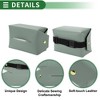 Unique Bargains Universal Car Tissue Holder Napkin Box Car Backseat Extra Large Tissue Organization Faux Leather - 4 of 4