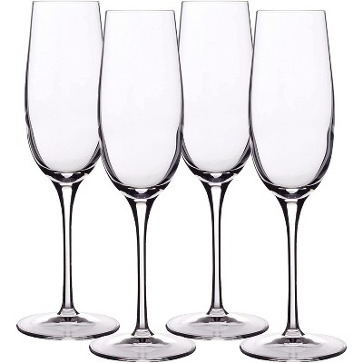 Libbey Signature Stratford Champagne Flute Glass, 8-ounce, Set Of 4 : Target