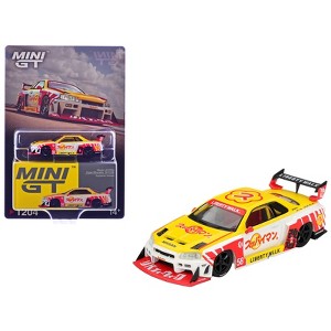 Nissan LB-ER34 Super Silhouette Skyline RHD #58 Yellow & White
