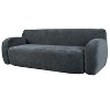 Maliang U_Style 81.5" Minimalist Compression Sofa, Curved Design, 3-Seater Casual Sofa for Living Rooms, Bedrooms, Apartments - 3 of 4