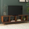 Cricket 4 Open Shelf Media Stand - MED5016 - Natural Acacia - Safavieh - 2 of 4