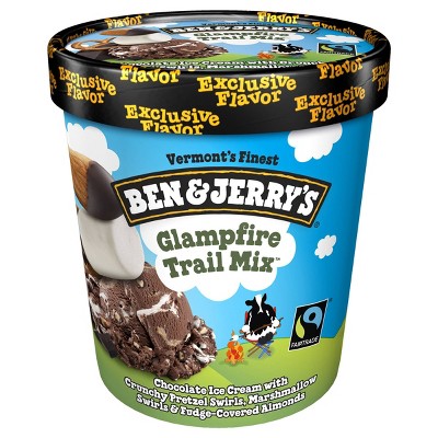 Ben & Jerry's Glampfire Trail Mix Ice Cream - 1pt