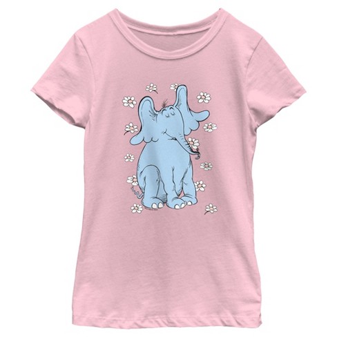 Girl's Dr. Seuss Horton Daisies Portrait T-shirt : Target