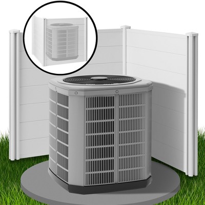 Casafield 42" x 42" White Vinyl Privacy Fence Panel Set