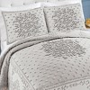 Collections Etc Cecilia Textured Chenille Pillow Sham - 2 of 3