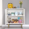 Sideboard Storage, Modern Accent Cabinet with 2 Decorative Embossed Pattern Doors, Sideboard Buffet Cabinet for Kitchen, Dining Room, Living Room - 2 of 4