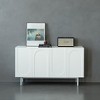 NicBex Buffet Cabinet with Storage, 4-Door Sideboard Cabinet with Adjustable Shelf for Kitchen,Dining Room,Hallway - 2 of 4