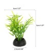 Unique Bargains Aquarium Plastic Plants for Fish Tank Landscape Decoration Green 1.97" Height 20 Pcs - 4 of 4