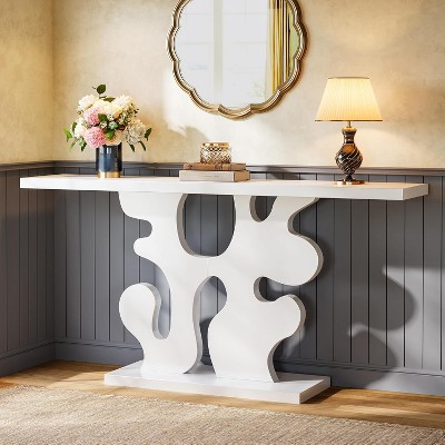 Tribesigns 55.12-Inch Wooden Narrow Long Console Table