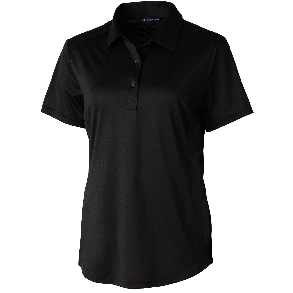 Cutter & Buck Prospect Textured Stretch Womens Short Sleeve Polo Shirt