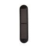 Kate & Laurel All Things Decor 10"x40" Niya Metal Panel Wall Mirror Black - 3 of 4