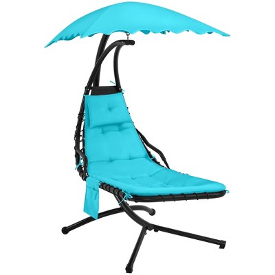 Yaheetech Outdoor Hanging Chaise Lounger with Stand