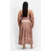 Women's Plus Size Kaia Metallic Slip Dress - gold | CITY CHIC - 2 of 4
