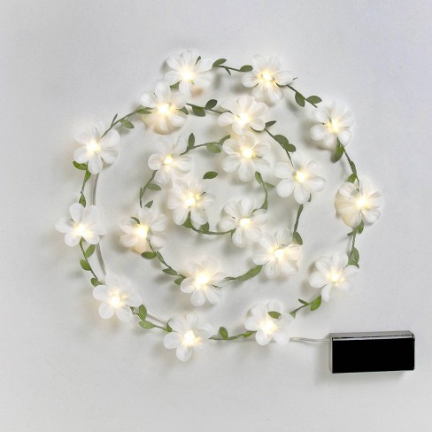 Spring Floral Fairy String LED Lights White - Spritz™