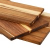 MegaChef 3 Piece Acacia Wood Charcuterie Cheese Board Set with Handles - 4 of 4