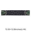 Unique Bargains Christmas Table Runner Yellow Star Christmas Tree Linen 72"x13" 1 Pc - 3 of 4