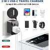 MaseiKar Travel Adapter with USB C, Universal All in One Worldwide Travel Adapter Power Converters Wall Charger AC Power Plug Adapter - 2 of 4