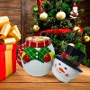 KOVOT Festive Ceramic Snowman Cookie Jar - Perfect for Christmas Cookies, Candy, and Holiday Treats - 4 of 4