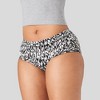 Thinx Women's Wildcat Print Briefs - Black/White - 3 of 4