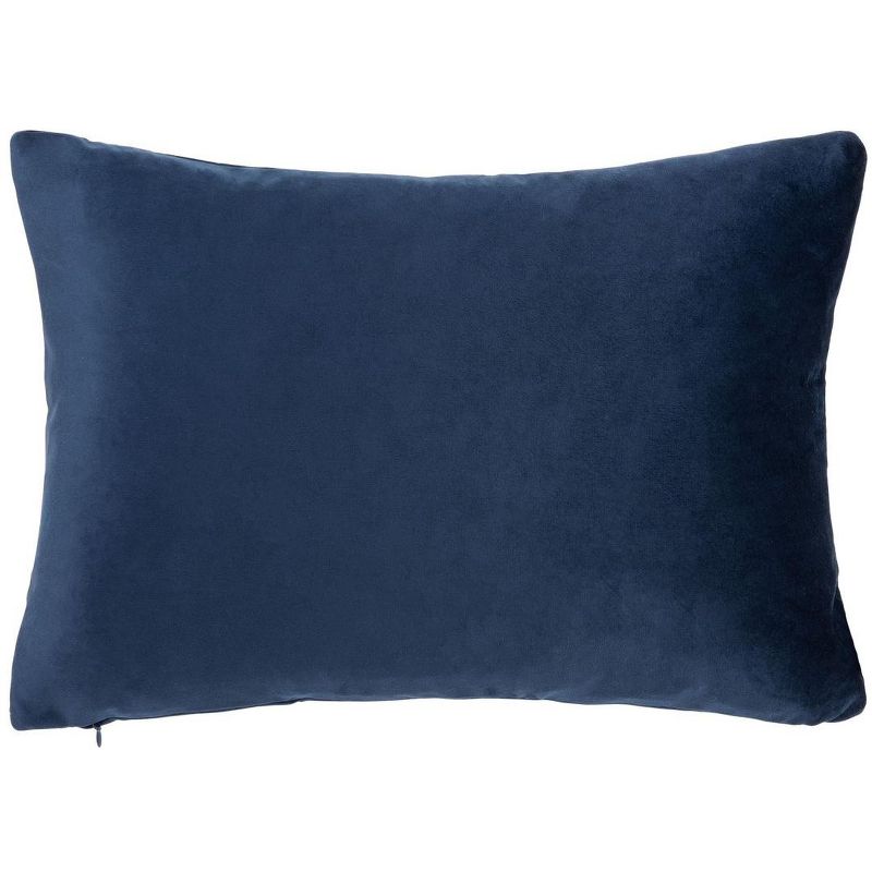 Darza Pillow - Dark Blue - 12" x 20" - Safavieh ., 4 of 5