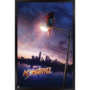 Trends International Marvel Ms. Marvel - Teaser One Sheet Framed Wall Poster Prints - 1 of 4